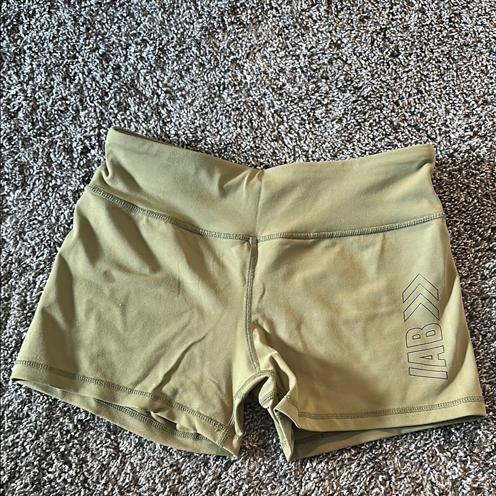 Olive Green Athletic Shorts